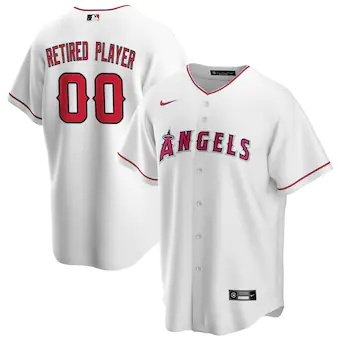 mens nike white los angeles angels home pick a player retir